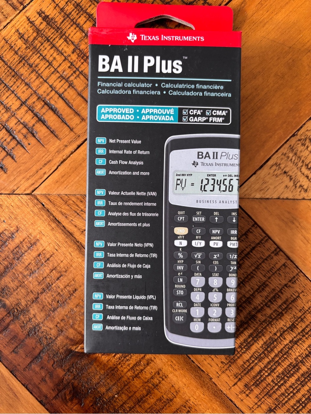 Texas Instruments BA II Plus Business Financial Calculator - Picture 3 of 4